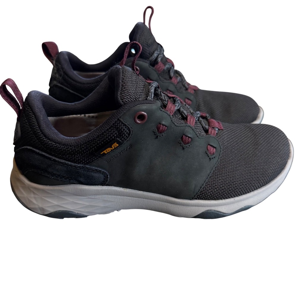 Teva Arrowood 2 WP Waterproof Hiking Shoes Womens 7.5 Black Fig 1103269 Outdoor